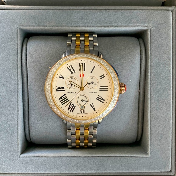 Michele Accessories - Michele Diamond Watch Box and Links
